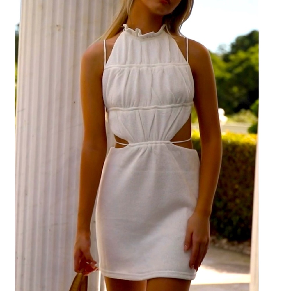 Sabo Skirt White Halter Dress
